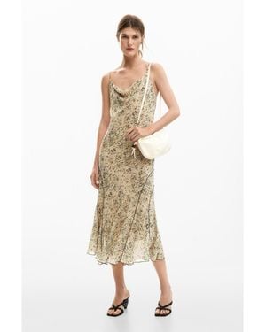 Desigual Wild Midi Dress - Natural