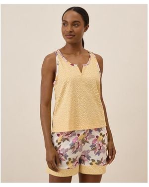 Pact Organic Cotton Staycation Sleep Tank - Natural