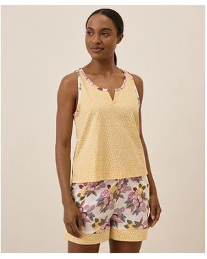 Pact Organic Cotton Staycation Sleep Tank - Natural