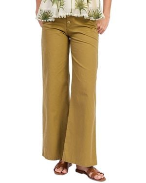 En Saison Elin Mid-rise Pants - Green