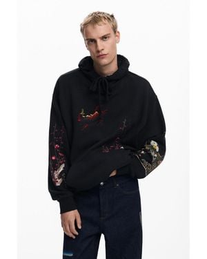 Desigual Landscape Hoodie - Blue