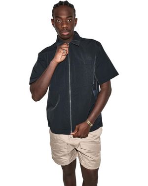 Converse Utility Zip Short-sleeve Shirt - Blue