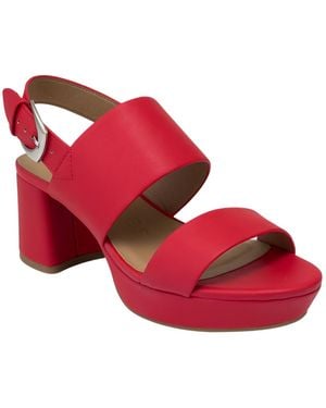Aerosoles Camilia Platform Dress Sandals - Red
