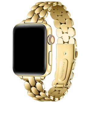 The Posh Tech Emery Stainless Steel Band For Apple Watch - Metallic