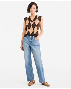 On 34th Mid-rise Relaxed Straight-leg Denim Jeans - Blue