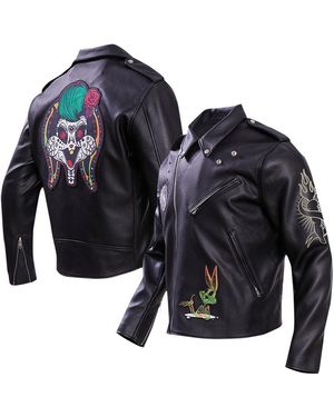 FREEZE MAX Looney Tunes Lola Bunny Biker Full-zip Jacket - Black