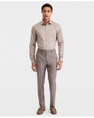 Calvin Klein Slim-fit Wool-blend Suit Separates Pants - Gray