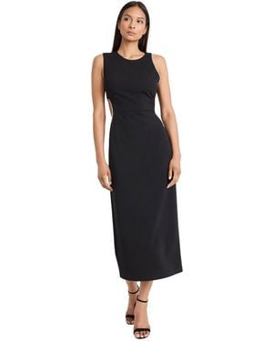 Donna Morgan Jewel Detail Trim Dress - Black