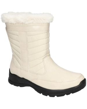 Easy Street Frazer Slip Resistant And Waterproof Side Zip Boots - Natural