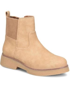 b.ø.c. Jayla Zipper Booties - Natural