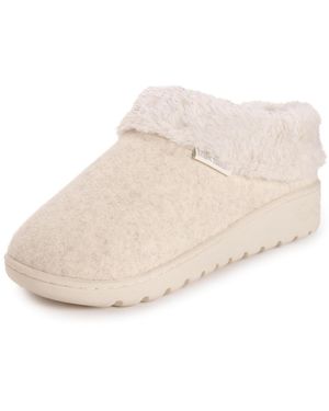Muk Luks Nony Ann Slipper - White