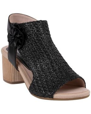 Gc Shoes Round Toe Dress Sandals - Black