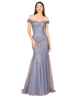 Lara Off Shoulder Mermaid Gown - Black