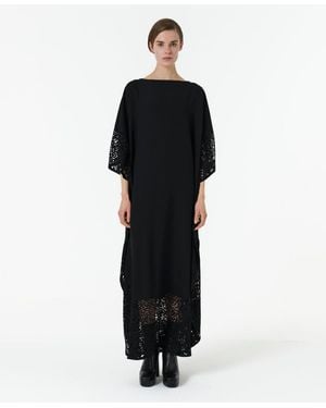 eem Laser-cut Kaftan - Black