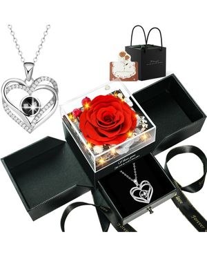 LOVERY 5-piece Preserved Rose - Red