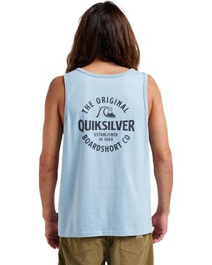 Quiksilver Locked Up Tank Top - Blue
