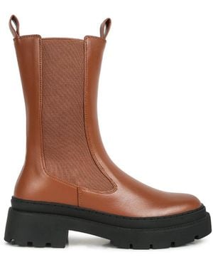 LONDON RAG Jolt Elasticated Gussets Lug Sole Boots - Brown