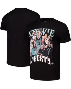 Stadium Essentials And Breanna Stewart New York Liberty 2024 Crossroads T-shirt - Black