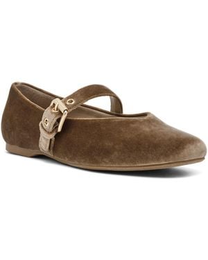 Dolce Vita Mulaney Buckle Mary Jane Flats - Brown