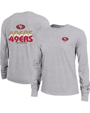 Champion San Francisco 49ers Core Long-sleeve T-shirt - Gray