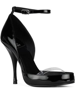 Jeffrey Campbell Gouache Round Toe Dress Sandals - Black