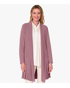 Stella Carakasi Knitted A-line Go To Cardigan - Pink