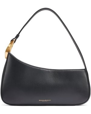 Donna Karan Jersey Small Shoulder Handbag - Black