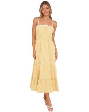 Petal & Pup Bernadine Maxi Dress - Metallic