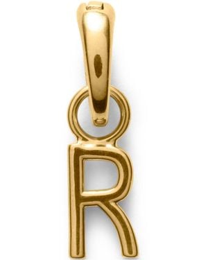 Lands' End Water-resistant Letter Charm - Metallic