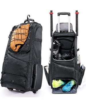 FURLING 60l Rolling Baseball Bag - Black