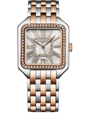 Stuhrling Valencia 4067 S Quartz Watch - White