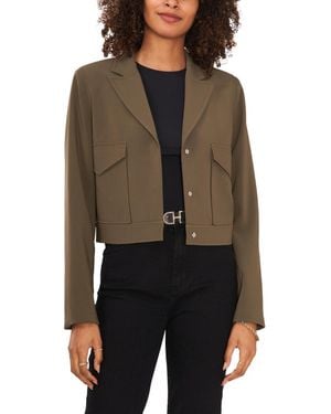 Vince Camuto Notch Collar Blazer Jacket - Brown