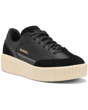 Sorel Ona Ave T-toe Lace-up Sneakers - Black