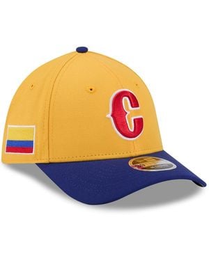 KTZ Yellow/blue Colombia Baseball 2026 World Baseball Classic M-crown 39thirty Flex Hat