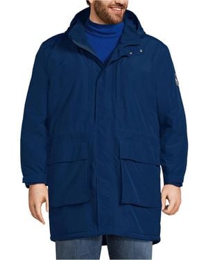 Lands' End Squall Waterproof Insulated Parka - Blue