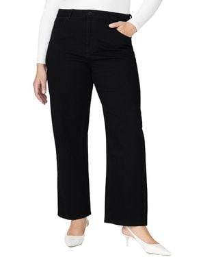 Eloquii Plus Size The Naomi Comfort Stretch Straight Leg Jean - Black