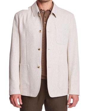 Paisley & Gray New City Button-up Jacket - Natural