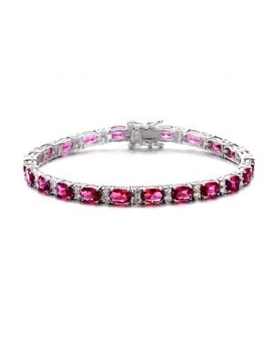 Genevive Jewelry Sterling Silver - Red