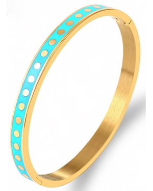 Accessory Concierge Dot To Dot Bangle Bracelet - Metallic