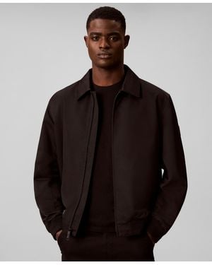 Calvin Klein Tech Nylon Blouson Classic-fit Shirt Jacket - Black