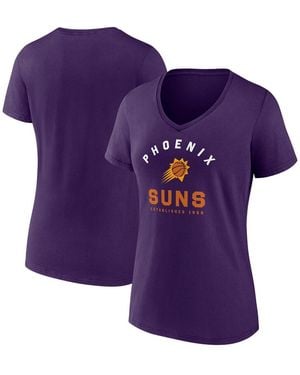 LOGO ATHLETIC Phoenix Suns Unrivaled V-neck T-shirt - Purple