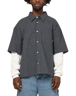 carre Archive Layered Shirt - Blue