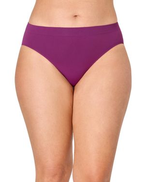 Bali One Smooth U All-over Smoothing Hi Cut Brief Underwear 2362 - Purple