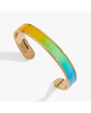 ALEX AND ANI Crayola Rainbow Gradient Cuff - Yellow
