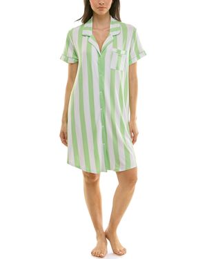 Derek Heart Printed Sleepshirt - Green