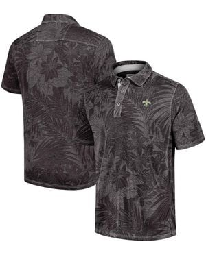 Tommy Bahama Washington Commanders Sport Santiago Paradise Polo Shirt - Gray
