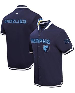 Pro Standard Memphis Grizzlies Classic Warm-up Full-snap Jacket - Blue