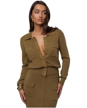 JLUXLABEL Fall Bliss Knit Top - Green