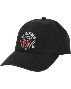 Stranger Things Hellfire Club Black Unstructured Baseball Cap