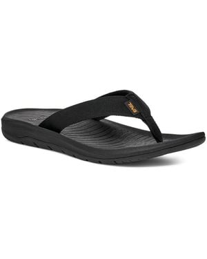 Teva Hurricane Flip Flop Sandals - Black
